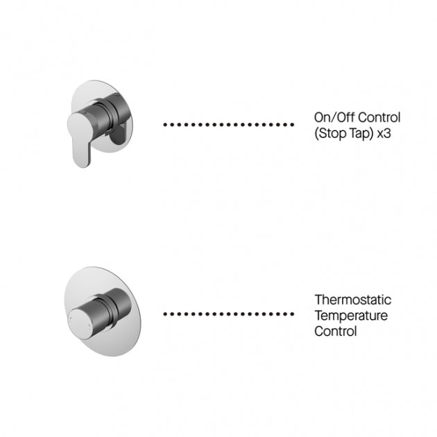 Crawford Arvan Manual Concealed Shower Valve Single Handle