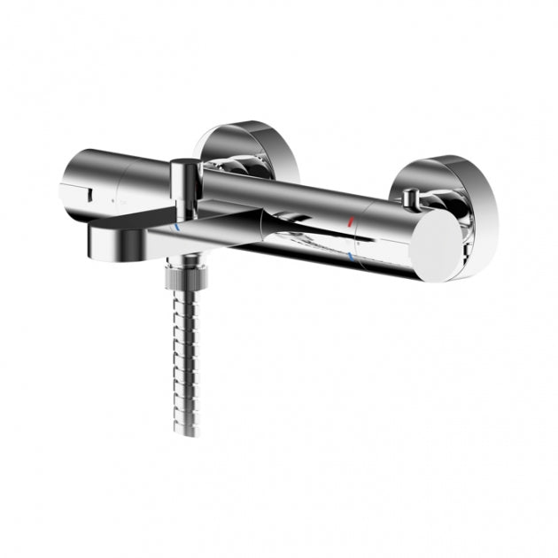 Crawford Arvan Wall Mounted Thermostatic Bath Shower Mixer Tap