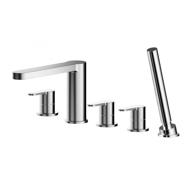 Crawford Arvan 5-Hole Pillar Mounted Bath Shower Mixer Tap -