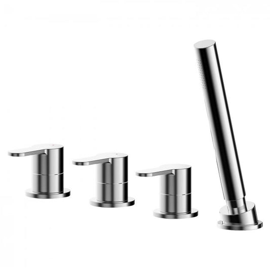 Crawford Arvan 4-Hole Pillar Mounted Bath Shower Mixer Tap