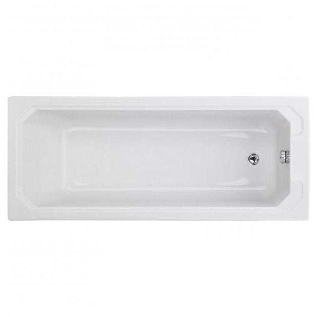 Crawford Ascott Single Ended Rectangular Bath 1700mm x 700mm - Acrylic