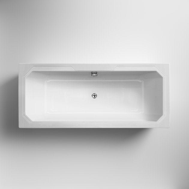 Crawford Ascott Double Ended Rectangular Bath 1800mm x 800mm - Acrylic