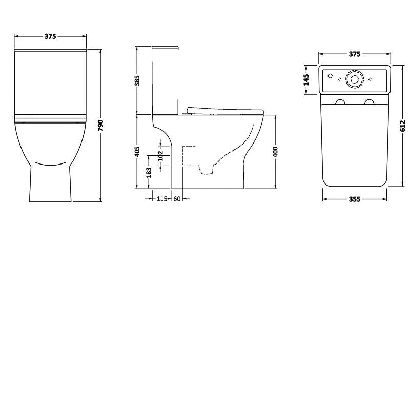 Pan, Cistern & Seat