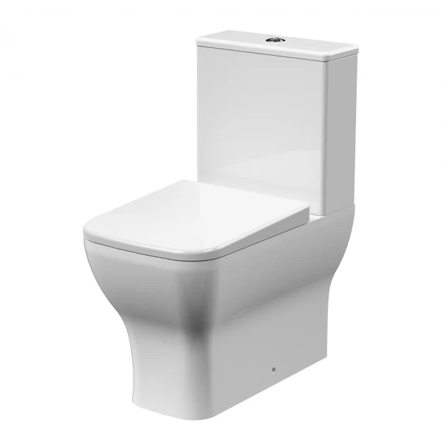 Ava Flush Rimless Pan, Cistern & SC Seat