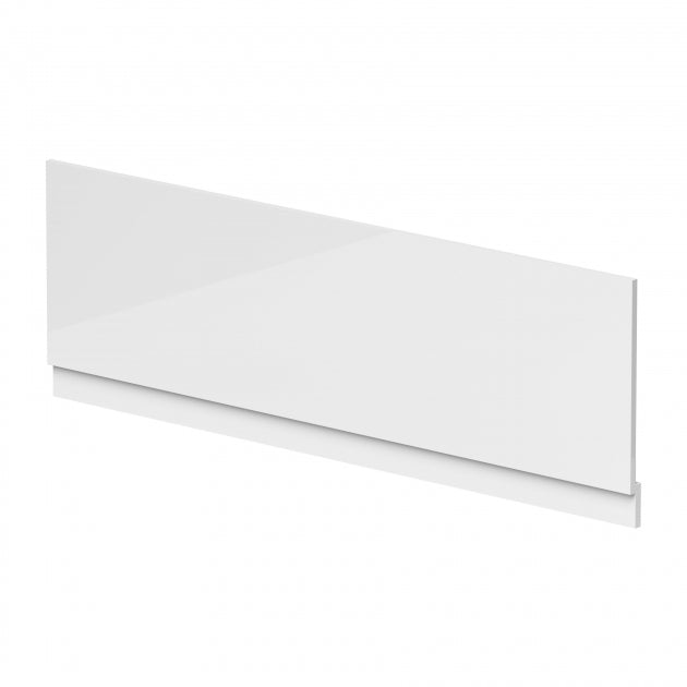 Crawford Waterproof Bath Front Panel and Plinth 480mm H x 1700mm W - Gloss White