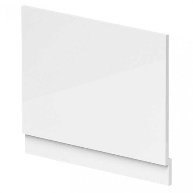 Crawford MDF Bath End Panel and Plinth 560mm H x 800mm W - Gloss White