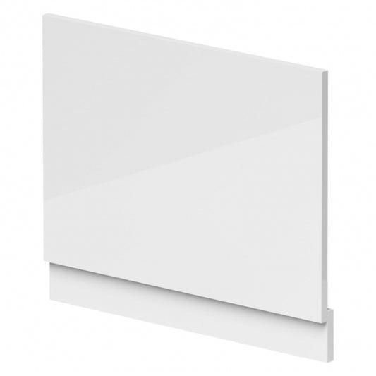 Crawford Waterproof Bath End Panel and Plinth 480mm H x 700mm W - Gloss White