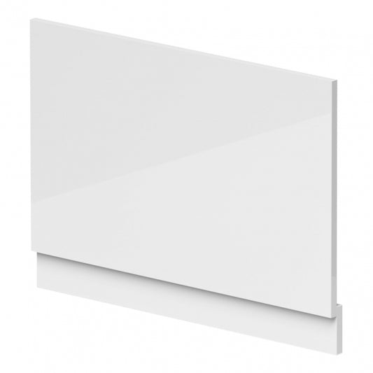 Crawford Waterproof Bath End Panel and Plinth 480mm H x 800mm W - Gloss White