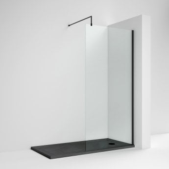 760mm Wetroom Screen With Support Bar