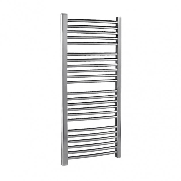 Crawford Curved Ladder Towel Rail 1100mm H x 500mm W - Chrome