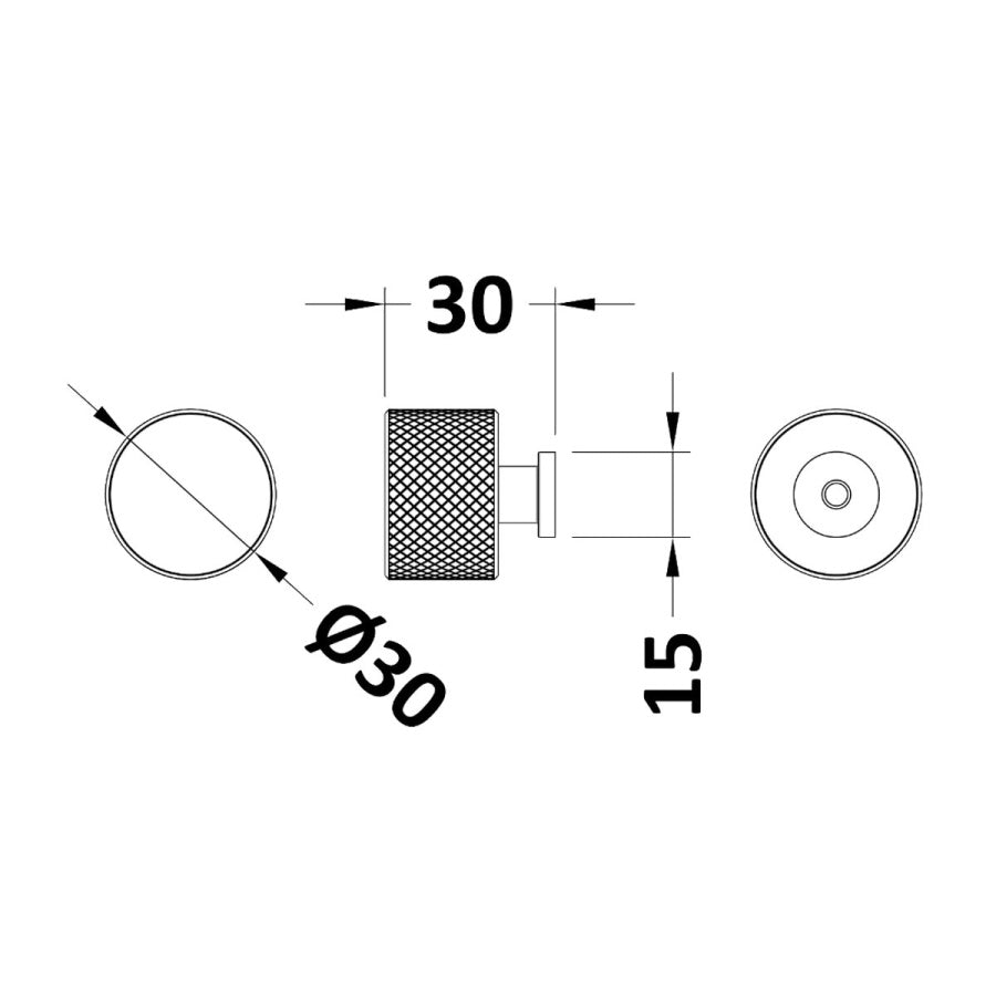 Indented Round Knob