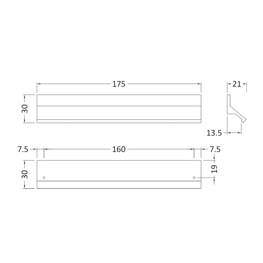 Profile Handle 160mm