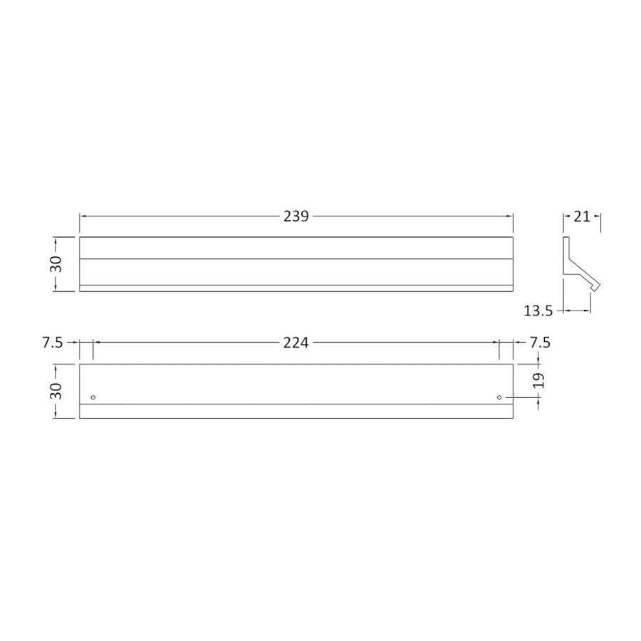 Profile Handle 224mm