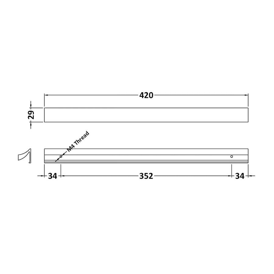 Profile Handle 352mm