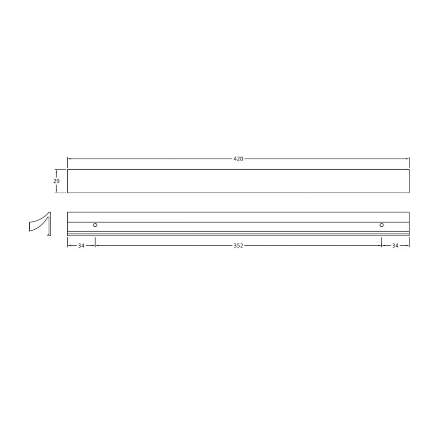 Handle 420mm