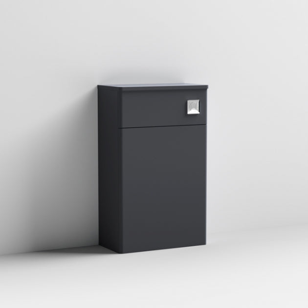 Crawford Classique Back to Wall WC Toilet Unit 500mm Wide - Satin Anthracite