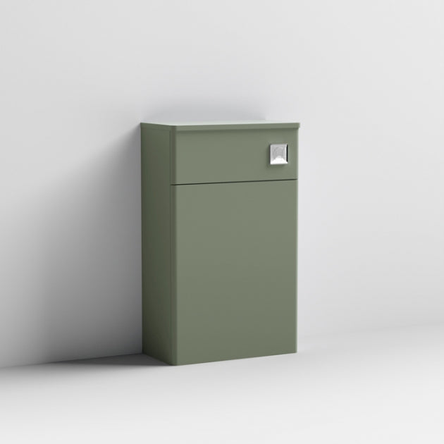 Crawford Classique Back to Wall WC Toilet Unit 500mm Wide - Satin Green