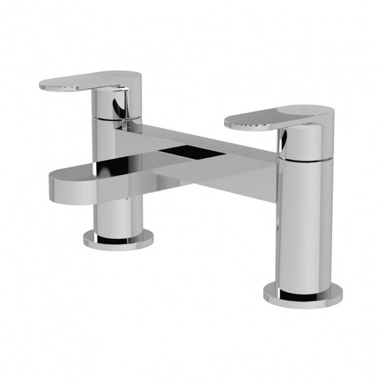 Crawford Cyprus Fluted Pillar Mounted Bath Filler Tap