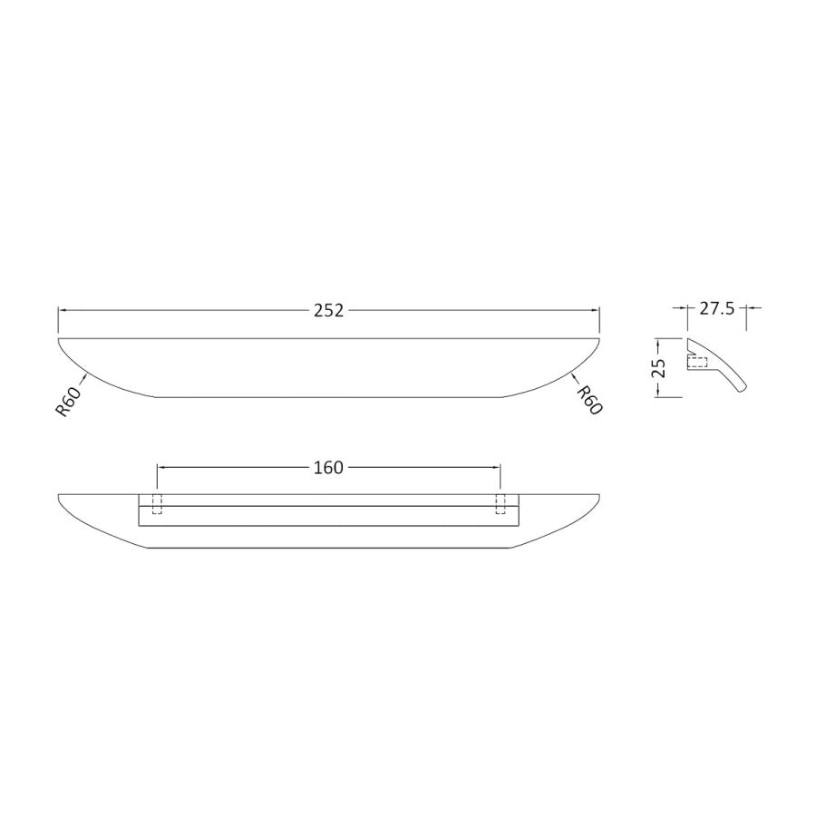 Finger Pull Handle 160mm