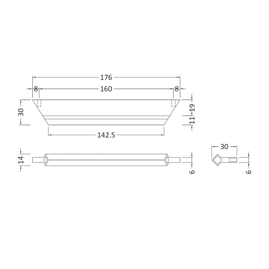 Profile Handle 160mm