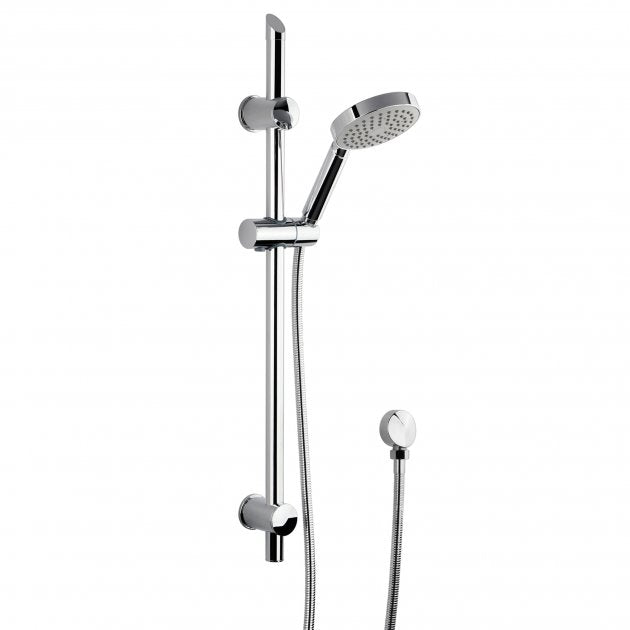 Crawford Modern Slider Rail Shower Kit 820mm High with 96mm Handset - Chrome