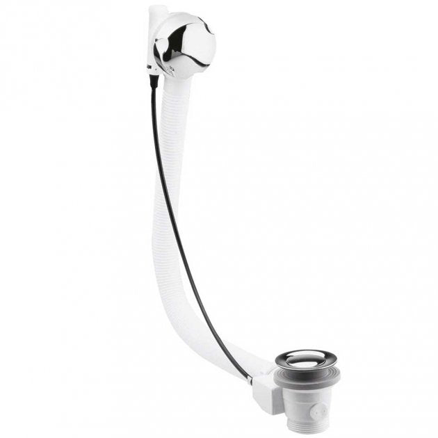 Crawford Bath Pop Up Waste with Minimalist Overflow - Chrome