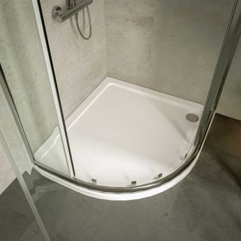 Offset Quadrant Shower Tray 900 x 760mm LH