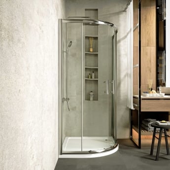 Offset Quadrant Shower Tray 900 x 760mm LH