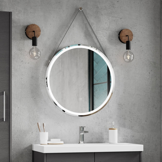 600mm Round Illuminated Mirror