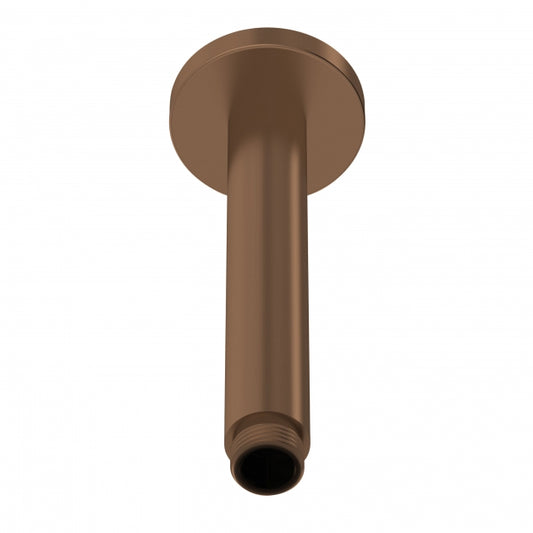 Crawford Round Ceiling-Mounted Shower Arm 160mm Length - Brushed Bronze