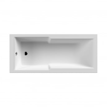 Eternalite Square Straight Shower Bath 1700 x 750mm