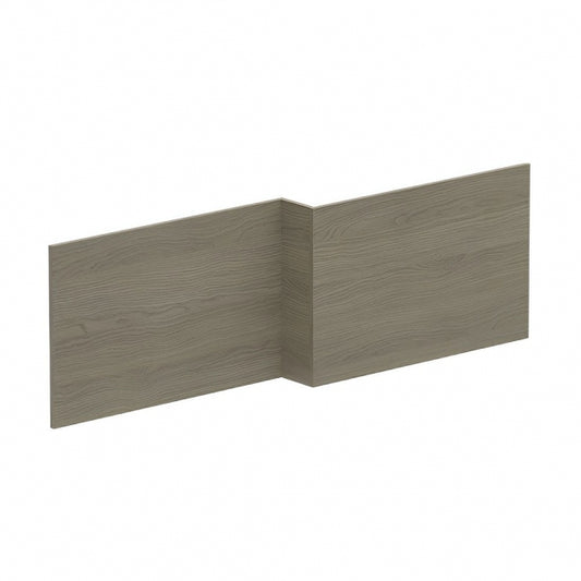 Crawford Square Shower Bath Front Panel 520mm H x 1700mm W - Solace Oak