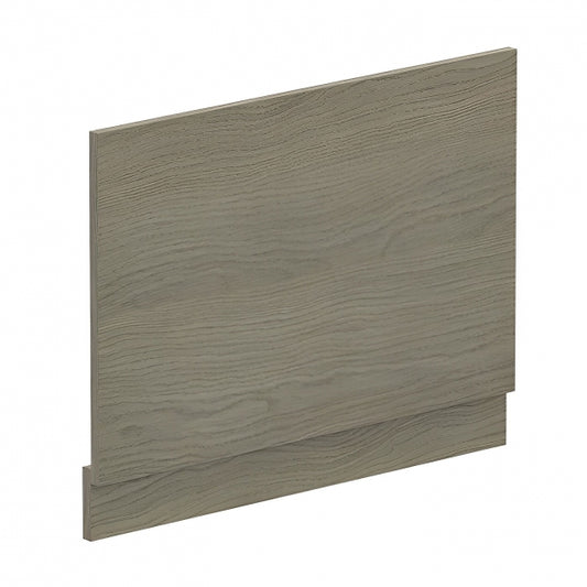 Crawford Straight Bath End Panel and Plinth 560mm H x 730mm W - Solace Oak