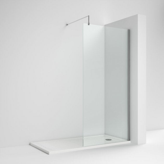 760mm Wetroom Screen & Support Bar