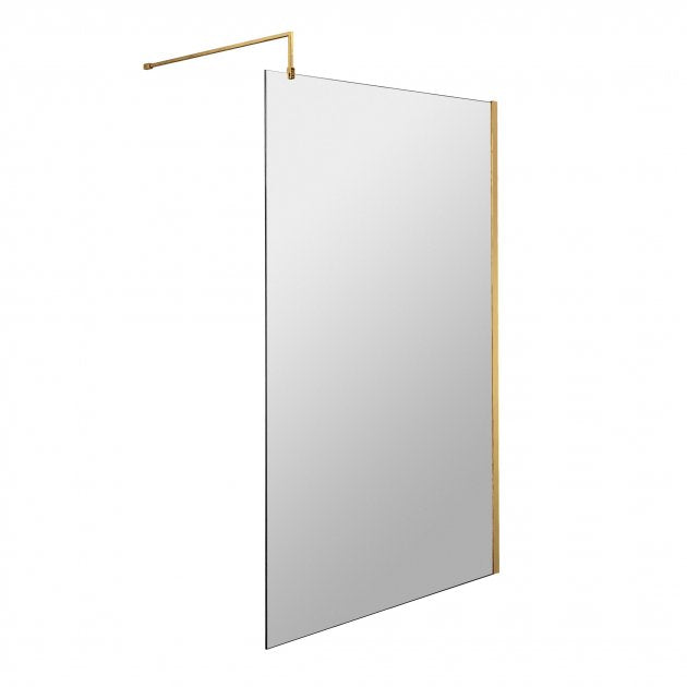 1100mm Wetroom Screen With Support Bar