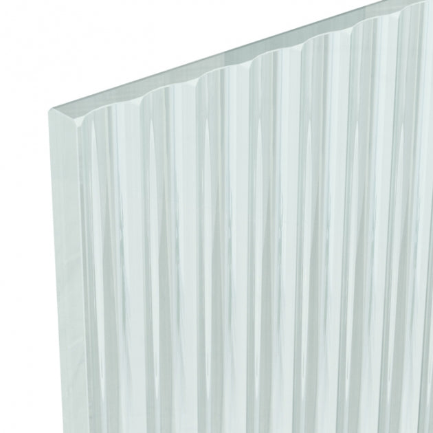 300x1950 Fluted Hinged Screen with Support Bar (Copy)