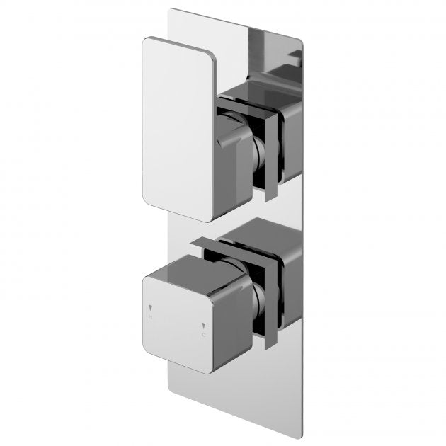 Crawford Windon Thermostatic Concealed Shower Valve with Diverter Dual Handle