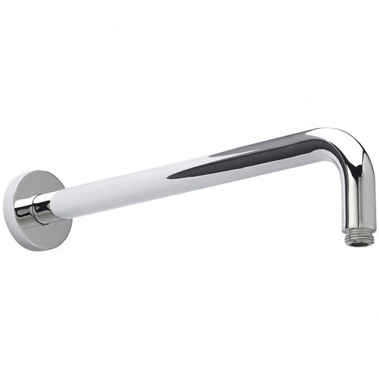 Crawford Standard Wall Mounted Shower Arm 335mm Length - Chrome