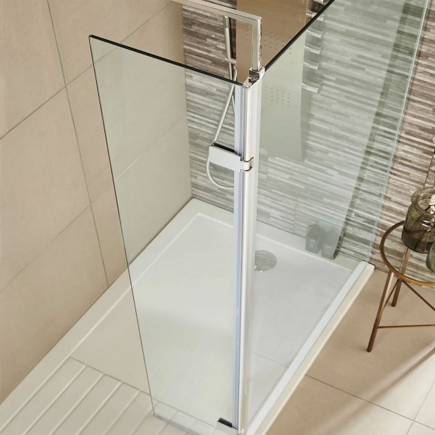 Wetroom Hinged Screen 300 x 1850mm