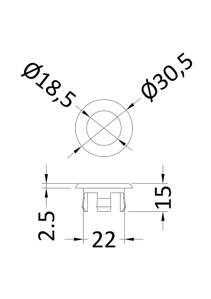 Round Overflow Cover